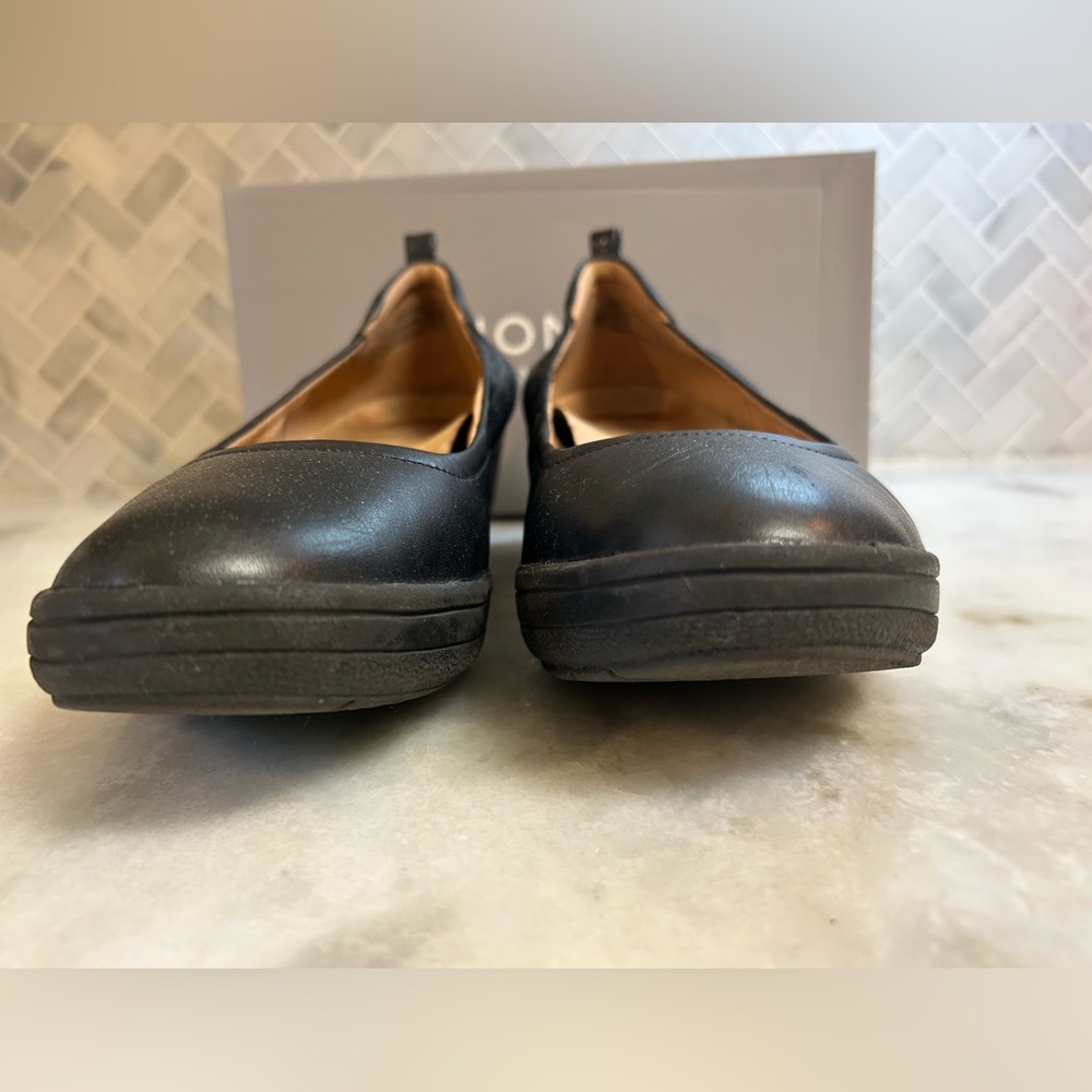 Vionic Jacey Women's Leather Slip-on Wedge Shoe. Black. Women’s US size 10 - Picture 5 of 10